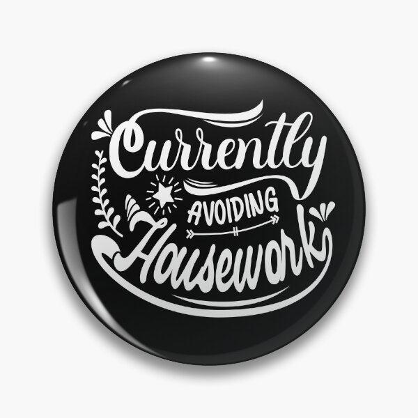 Item preview, Vintage currently Avoiding housework Cool Typography  designed and sold by garniturex.