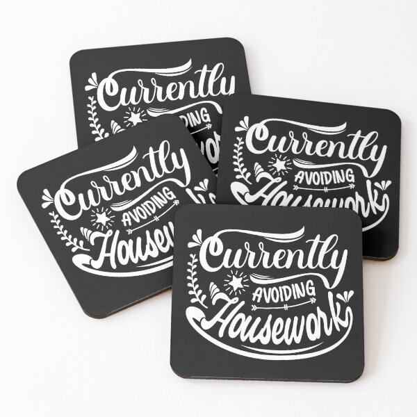 Item preview, Vintage currently Avoiding housework Cool Typography  designed and sold by garniturex.