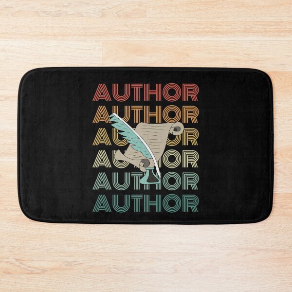 Item preview, Author Retro Design Feather Pen Paper Ink designed and sold by RockBeeDesigns.