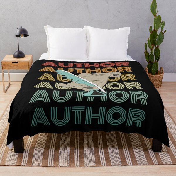 Item preview, Author Retro Design Feather Pen Paper Ink designed and sold by RockBeeDesigns.