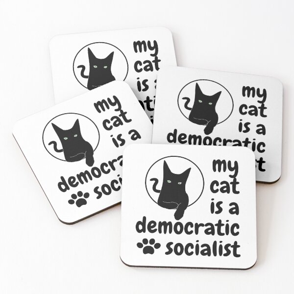 Item preview, my cat is a democratic socialist : meme cat designed and sold by MokonoKokoro.