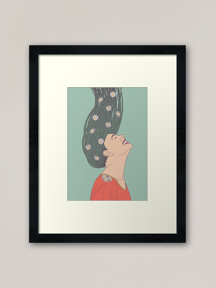 Thumbnail 2 of 7, Framed Art Print, Serendipity designed and sold by freshinkstain.