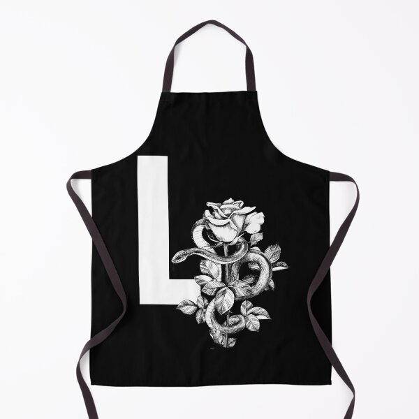 Item preview, L Botanical Monogram. Peony snake floral letter designed and sold by Emotionsy.