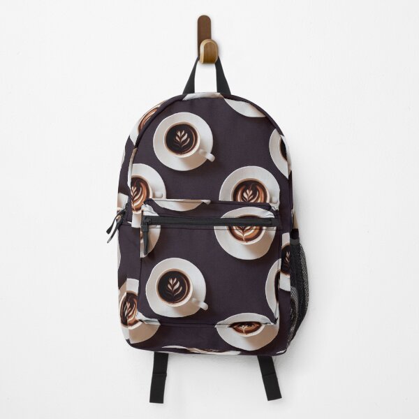 Item preview, Pattern of delicious cappuccino coffee for breakfast designed and sold by ArtlantisSyn.