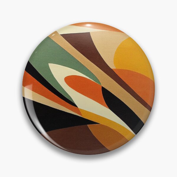 Item preview, Mid-Century Abstract Earthy Shapes designed and sold by trajeado14.