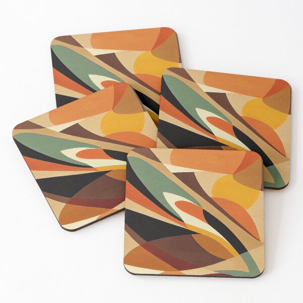 Item preview, Mid-Century Abstract Earthy Shapes designed and sold by trajeado14.