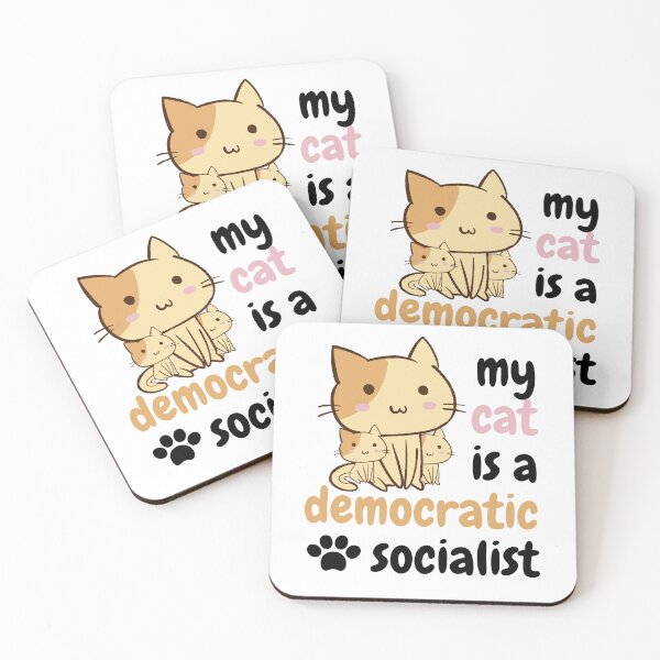 Item preview, my cat is a democratic socialist : meme cat designed and sold by MokonoKokoro.