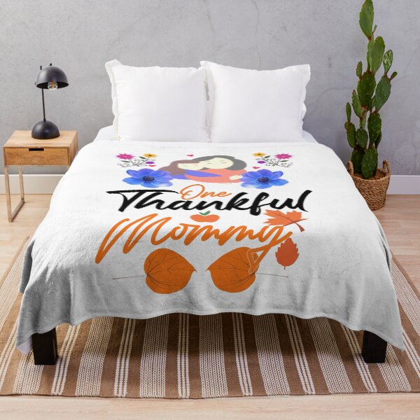 Item preview, One thankful mommy | happy thanksgiving mommy greetings | gifts for thanksgiving lovers designed and sold by ThanksVibe.