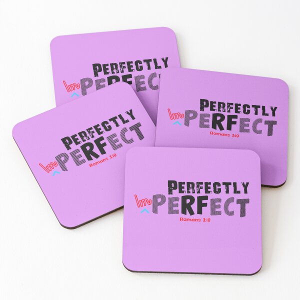 Item preview, Perfectly imperfect Romans 3:10 - Christian Quote  designed and sold by Dailywalker22.