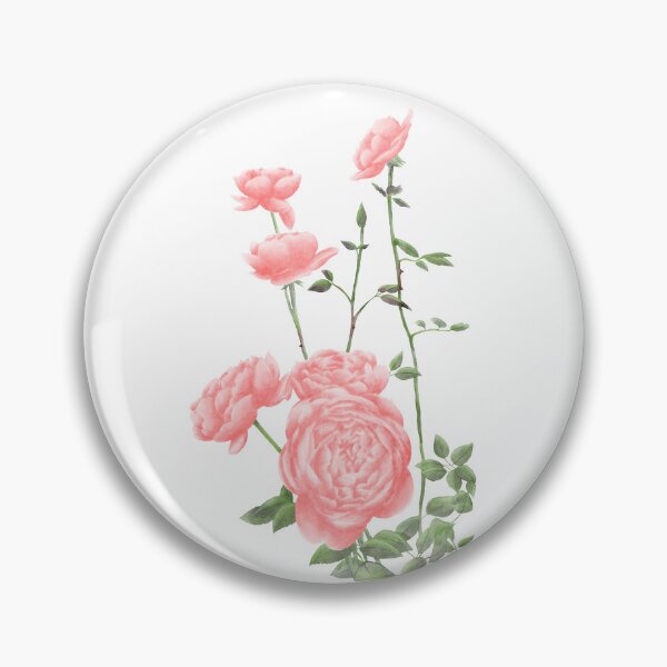 Item preview, Rose pink watercolor flower designed and sold by Narutagi.