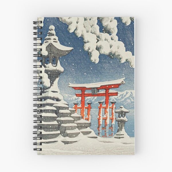 Item preview, Japanese Print - The red torii - Kawase Hasui - 1932 designed and sold by imageresource.