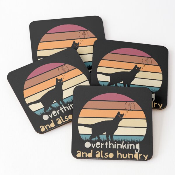 Item preview, Overthinking and also hungry designed and sold by Cuteyness.