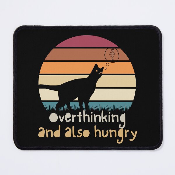 Item preview, Overthinking and also hungry designed and sold by Cuteyness.