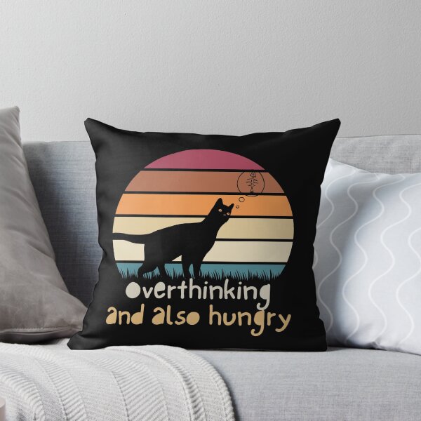 Item preview, Overthinking and also hungry designed and sold by Cuteyness.