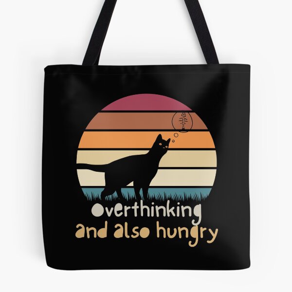 Item preview, Overthinking and also hungry designed and sold by Cuteyness.