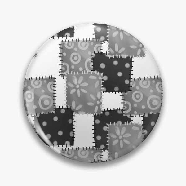 Item preview, Cute black and white patchwork designed and sold by reka88.
