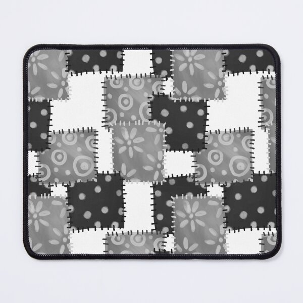 Item preview, Cute black and white patchwork designed and sold by reka88.