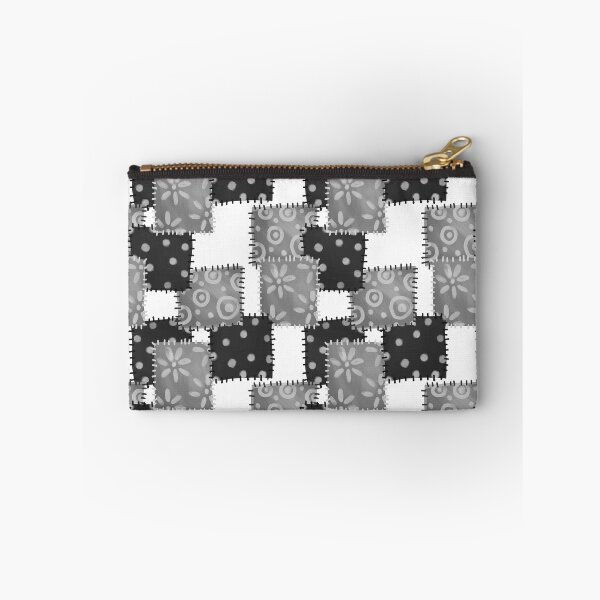 Item preview, Cute black and white patchwork designed and sold by reka88.
