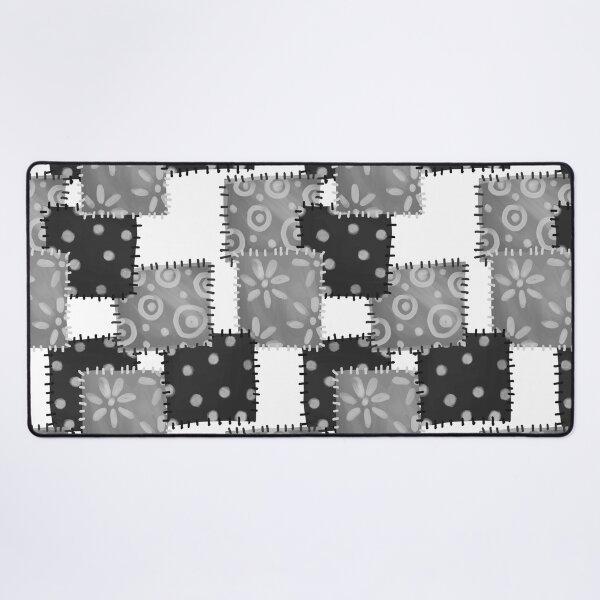 Item preview, Cute black and white patchwork designed and sold by reka88.