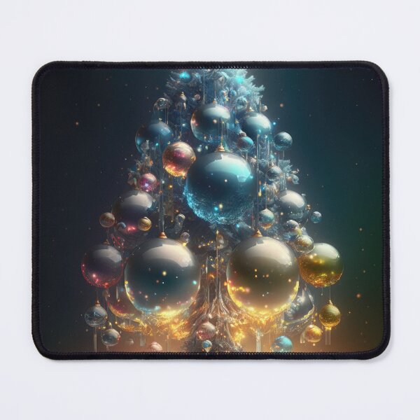 Item preview, Christmas illustration huge xmas balls tree designed and sold by XmasPatterns.