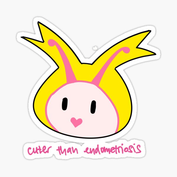 cuter than endometriosis Sticker