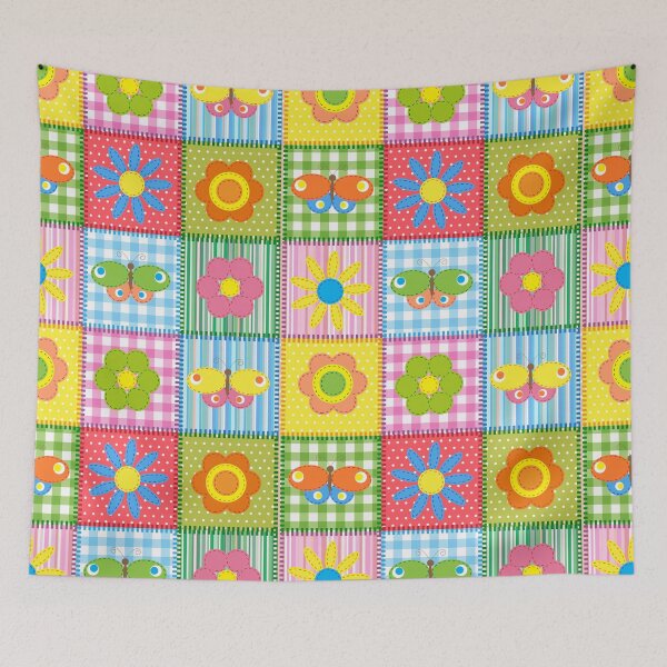 Item preview, Colorful kids patchwork designed and sold by reka88.