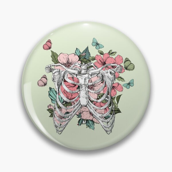 Item preview, Blooming ribcage with flowers  designed and sold by Preslava Genova.