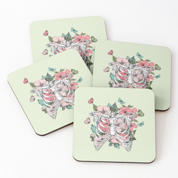 Item preview, Blooming ribcage with flowers  designed and sold by Preslava Genova.