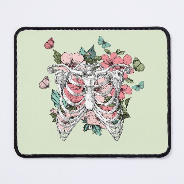 Item preview, Blooming ribcage with flowers  designed and sold by Preslava Genova.