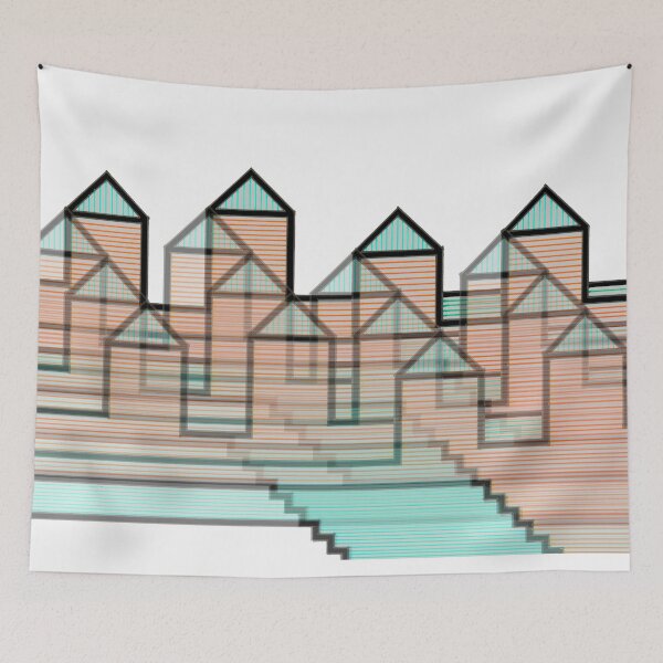 Item preview, LinesHousesStairs - Multiplied "Architectural Drawings" designed and sold by Istvan Ocztos.