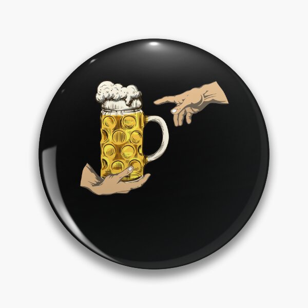 Item preview, Beer Mug Alcohol Drink Creation Of Adam Michelangelo's Hand designed and sold by 1681830934131.