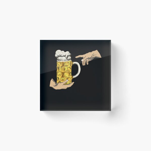 Item preview, Beer Mug Alcohol Drink Creation Of Adam Michelangelo's Hand designed and sold by 1681830934131.