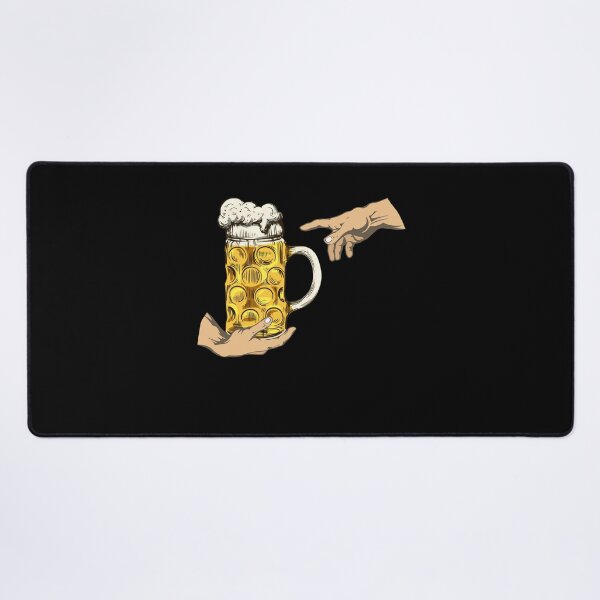 Item preview, Beer Mug Alcohol Drink Creation Of Adam Michelangelo's Hand designed and sold by 1681830934131.
