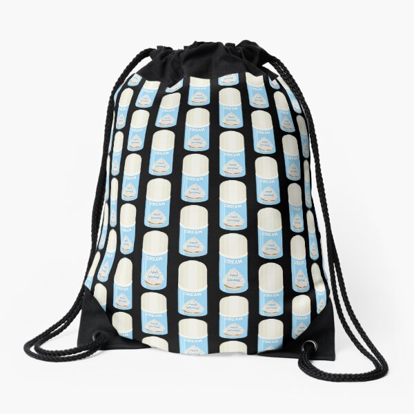 Superb Sploshing Pie Cream Drawstring Bag