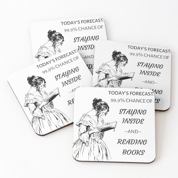 Item preview, Staying Inside and Reading Books designed and sold by NerdyFancies.