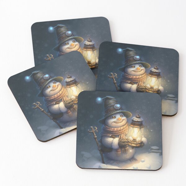 Item preview, Sweet little snowman holding a lantern designed and sold by XmasPatterns.