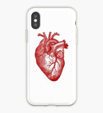 Vintage Heart Anatomy iPhone Case