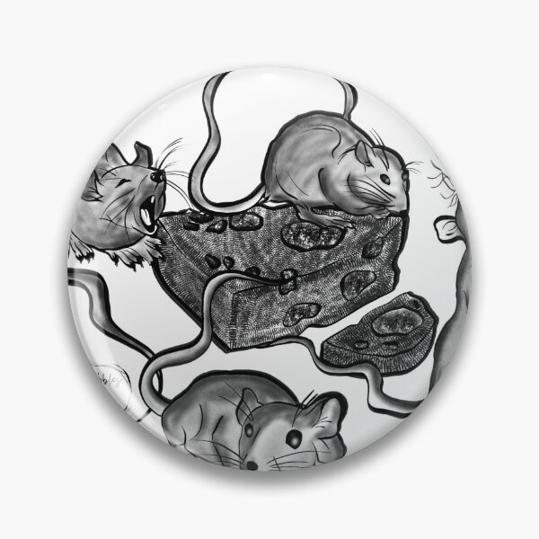 Artikelvorschau, Ratten und Käse entworfen und verkauft von Scribbles by Shaima.