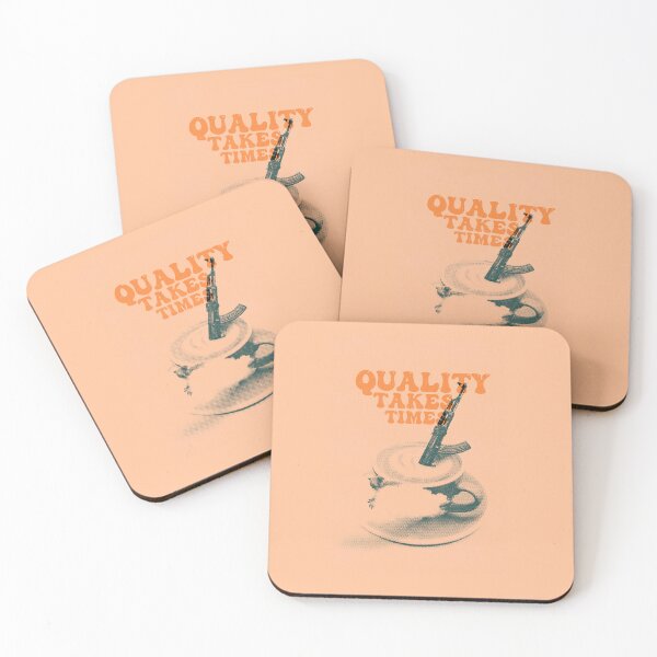Item preview, INSPIRATIONAL QUOTES QUALITY MAKES TIME PINK  designed and sold by Line Soul Studio.