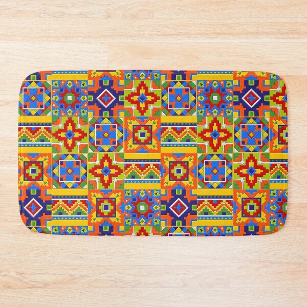 Item preview, Colorful nordic patchwork designed and sold by reka88.