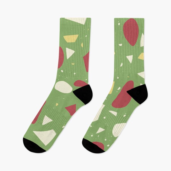Item preview,   Seamless  Green and Pink Terrazzo Pattern designed and sold by zedonee.