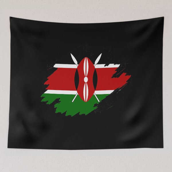 Item preview, Kenya Flag designed and sold by 1681830934131.