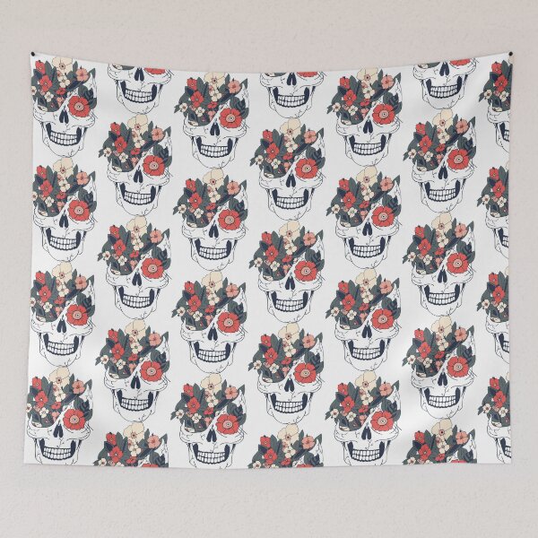 Item preview, Skulls and Flowers designed and sold by PaytonHintz.