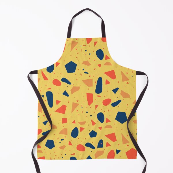 Item preview, Seamless Blue and YellowTerrazzo Pattern designed and sold by zedonee.
