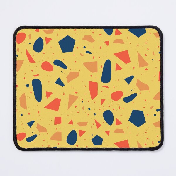 Item preview, Seamless  Blue and YellowTerrazzo Pattern designed and sold by zedonee.