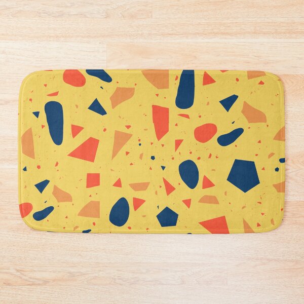 Item preview, Seamless Blue and YellowTerrazzo Pattern designed and sold by zedonee.