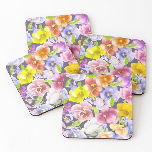 Item preview, Pretty Colourful Seamless Pattern Violets Design designed and sold by Tina Veenstra.