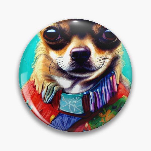 Artikelvorschau, Chihuahua bunter Kunstmalerei Hund #12 entworfen und verkauft von supeart.
