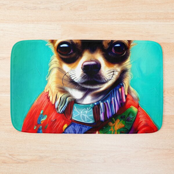 Item preview, Chihuahua colorful art painting dog #12 designed and sold by supeart.