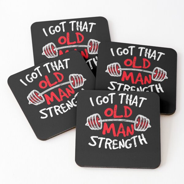 Item preview, Old Man Strength Funny Father Workout Weightlifting Training Lifting designed and sold by modernmerch.